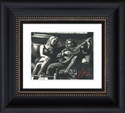 Self Portrait with Girl and Guitar