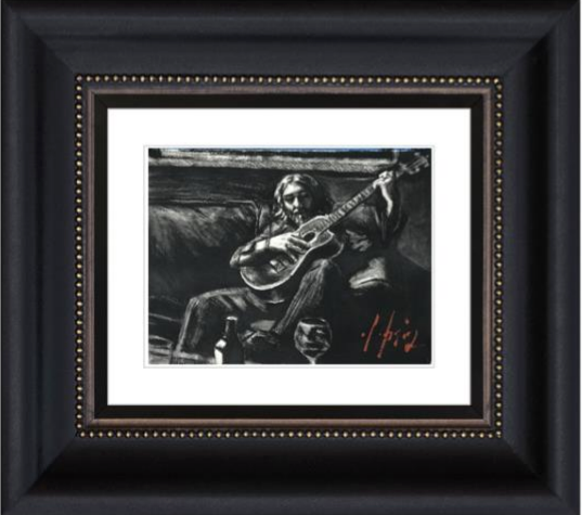 Self Portrait with Guitar