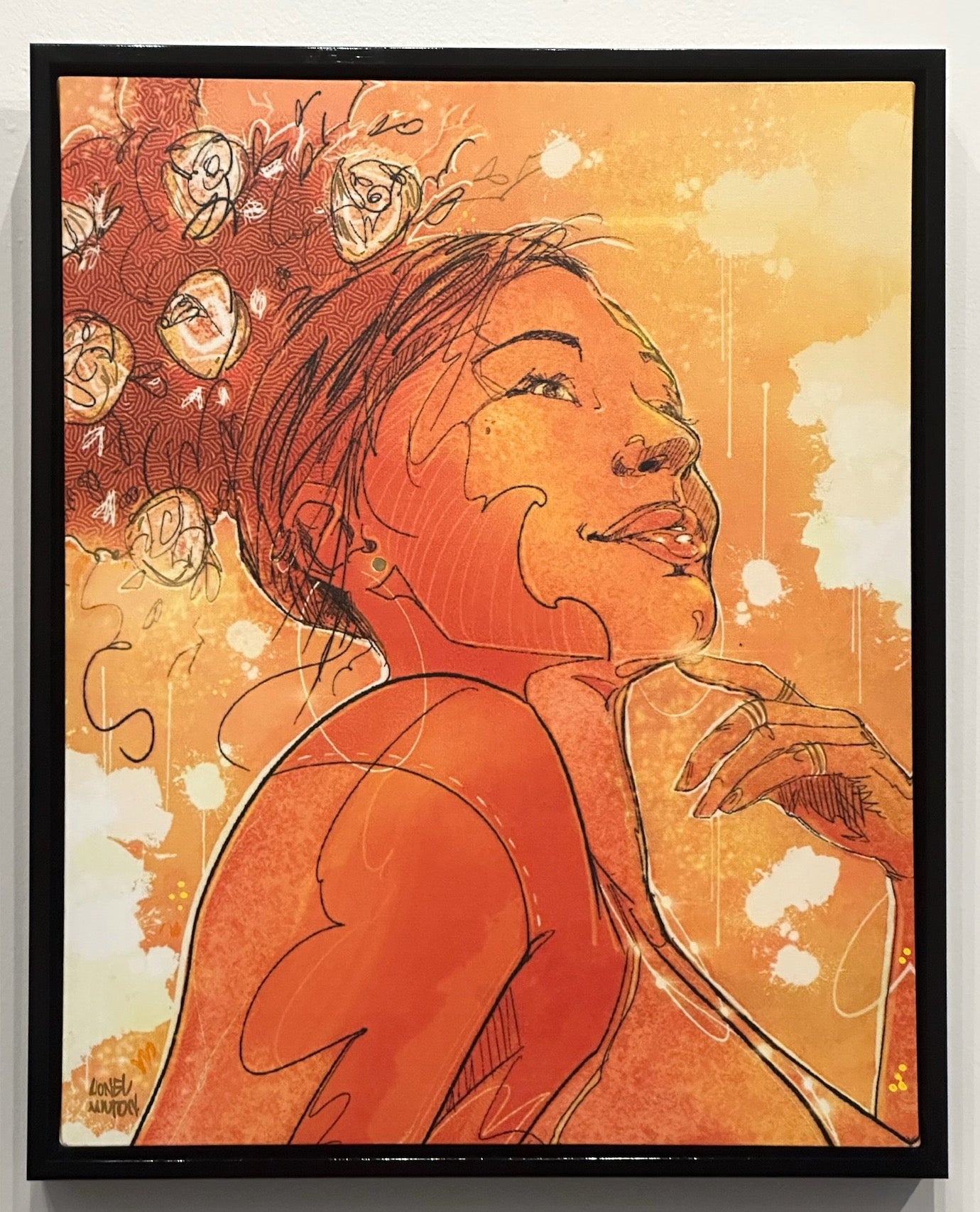 Lionel Milton - Sunshower giclée print