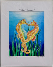 Pairing Seahorses (unframed)