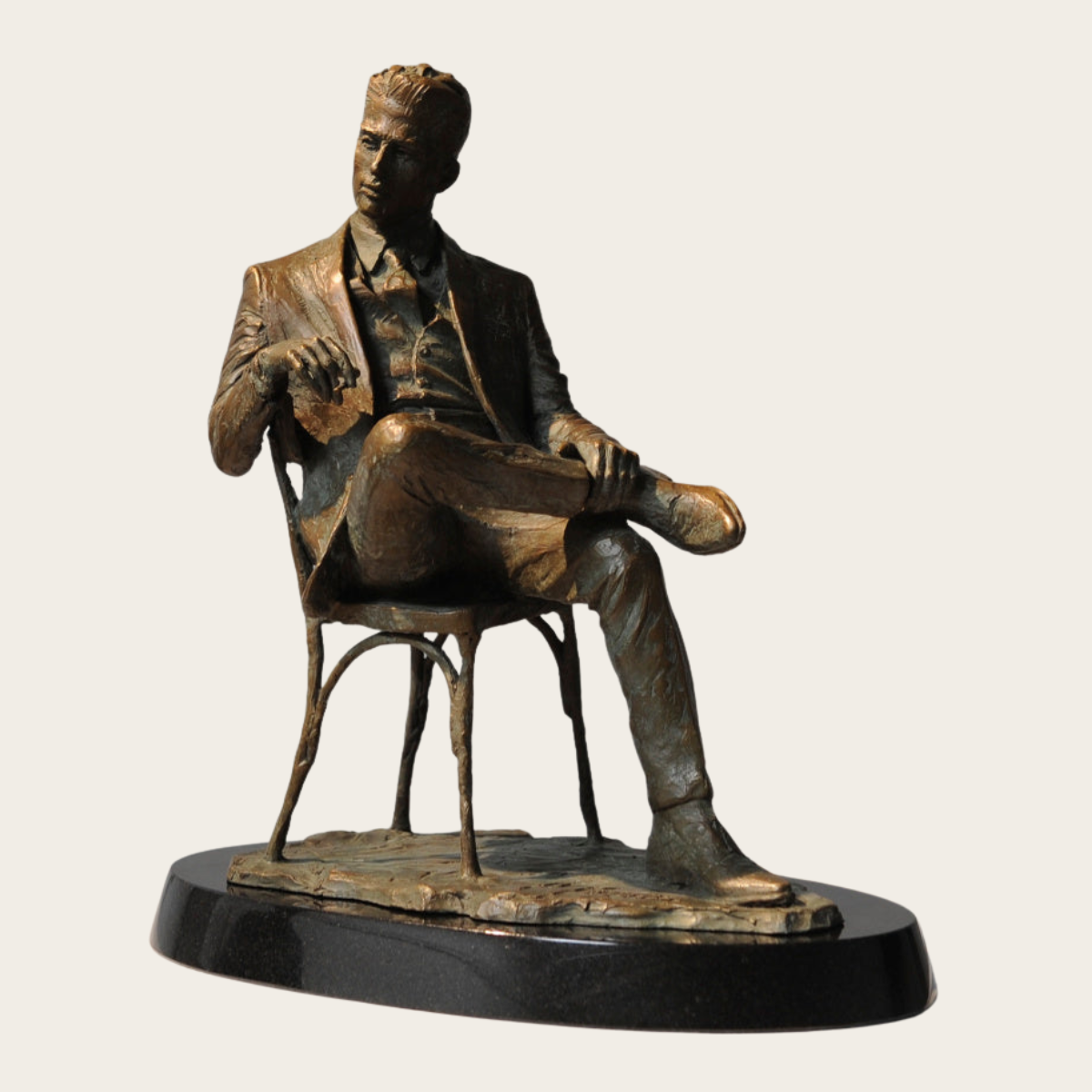 Man Sitting in Chair