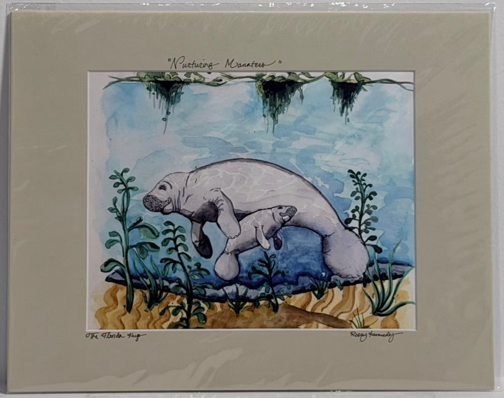 Nurturing Manatees (unframed)