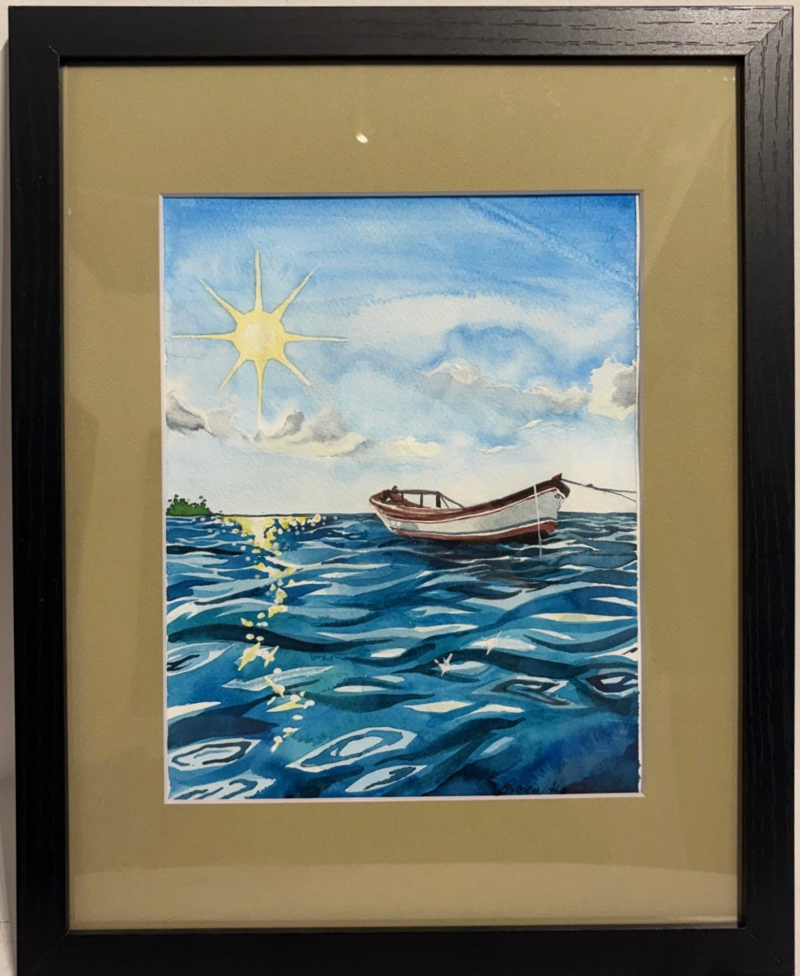 Dinghy on Water