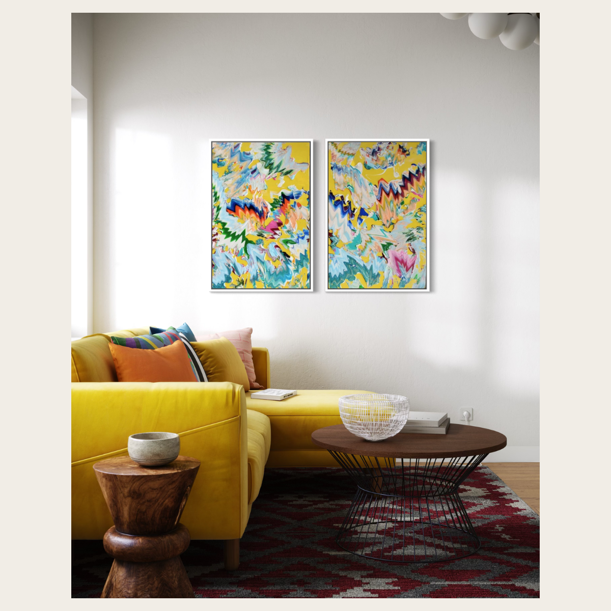 Ode to Optimism Diptych