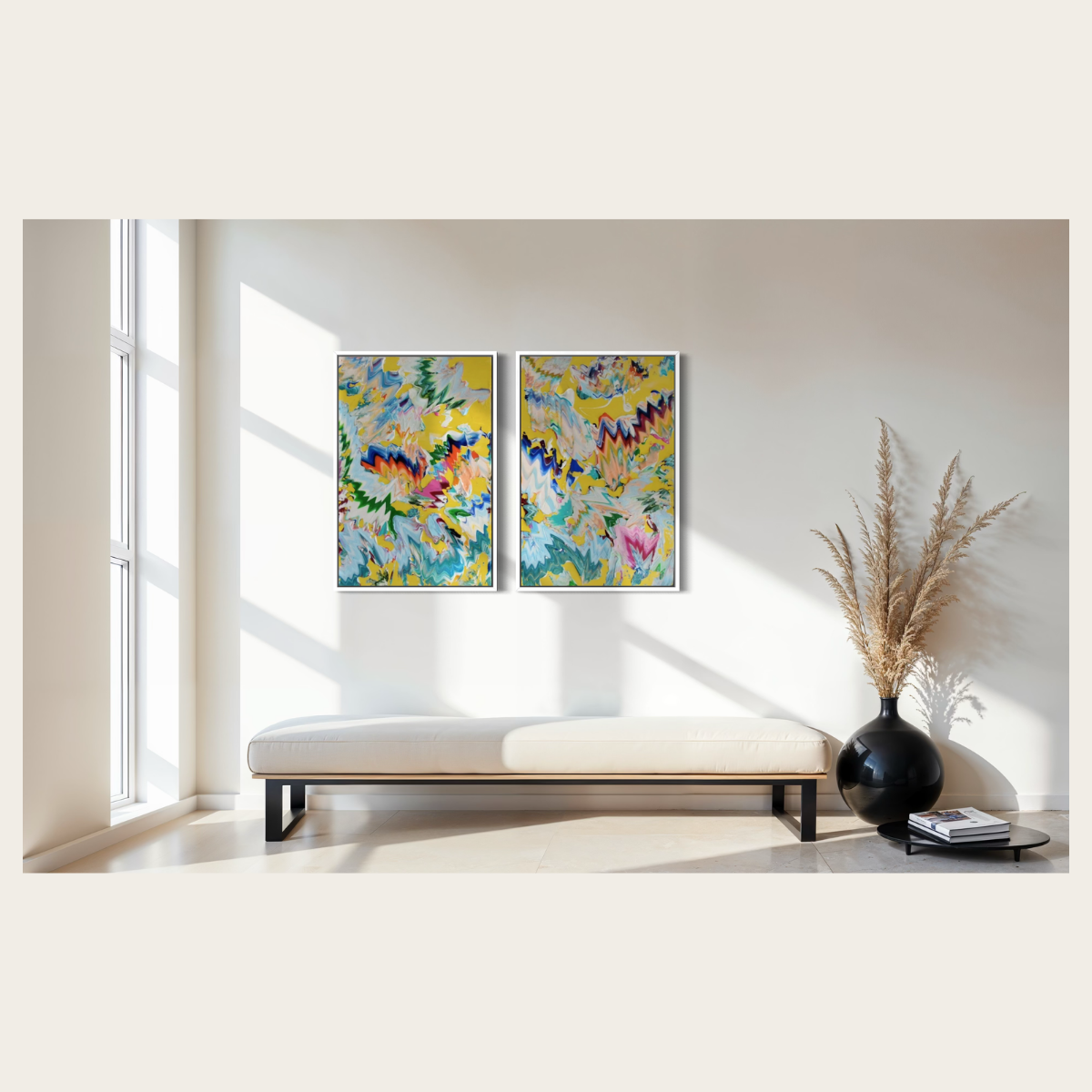 Ode to Optimism Diptych