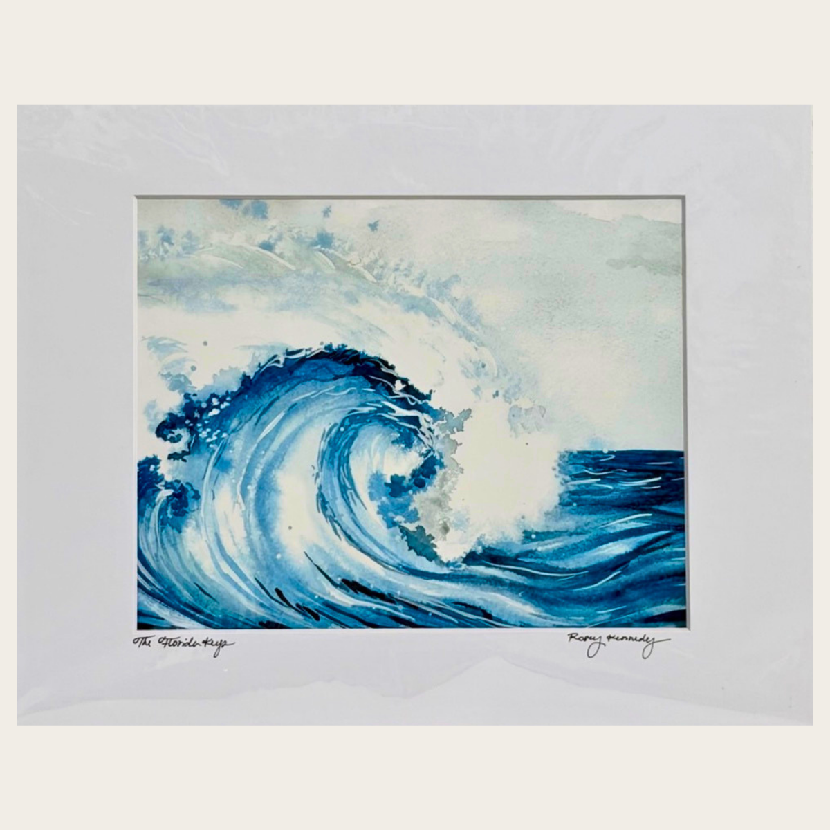Wave Azul (unframed)