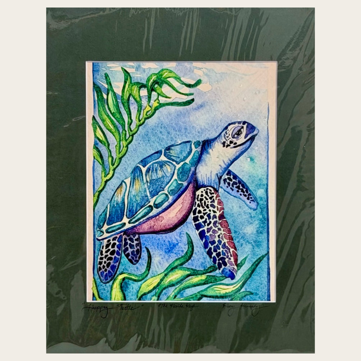 Cheech the Turtle (unframed)