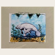 Nurturing Manatees (unframed)