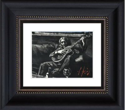 Self Portrait with Guitar