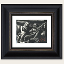 Self Portrait with Girl and Guitar