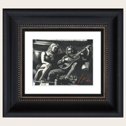 Self Portrait with Girl and Guitar