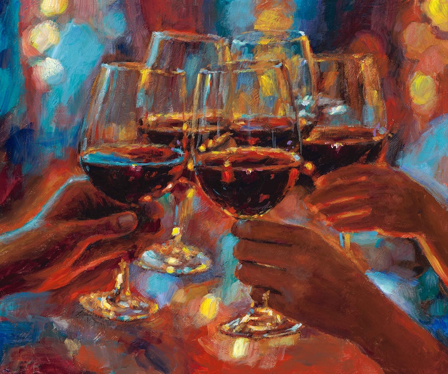 Wine and Blue Light– Red