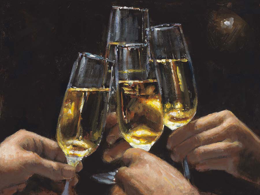 A Toast with Champagne I