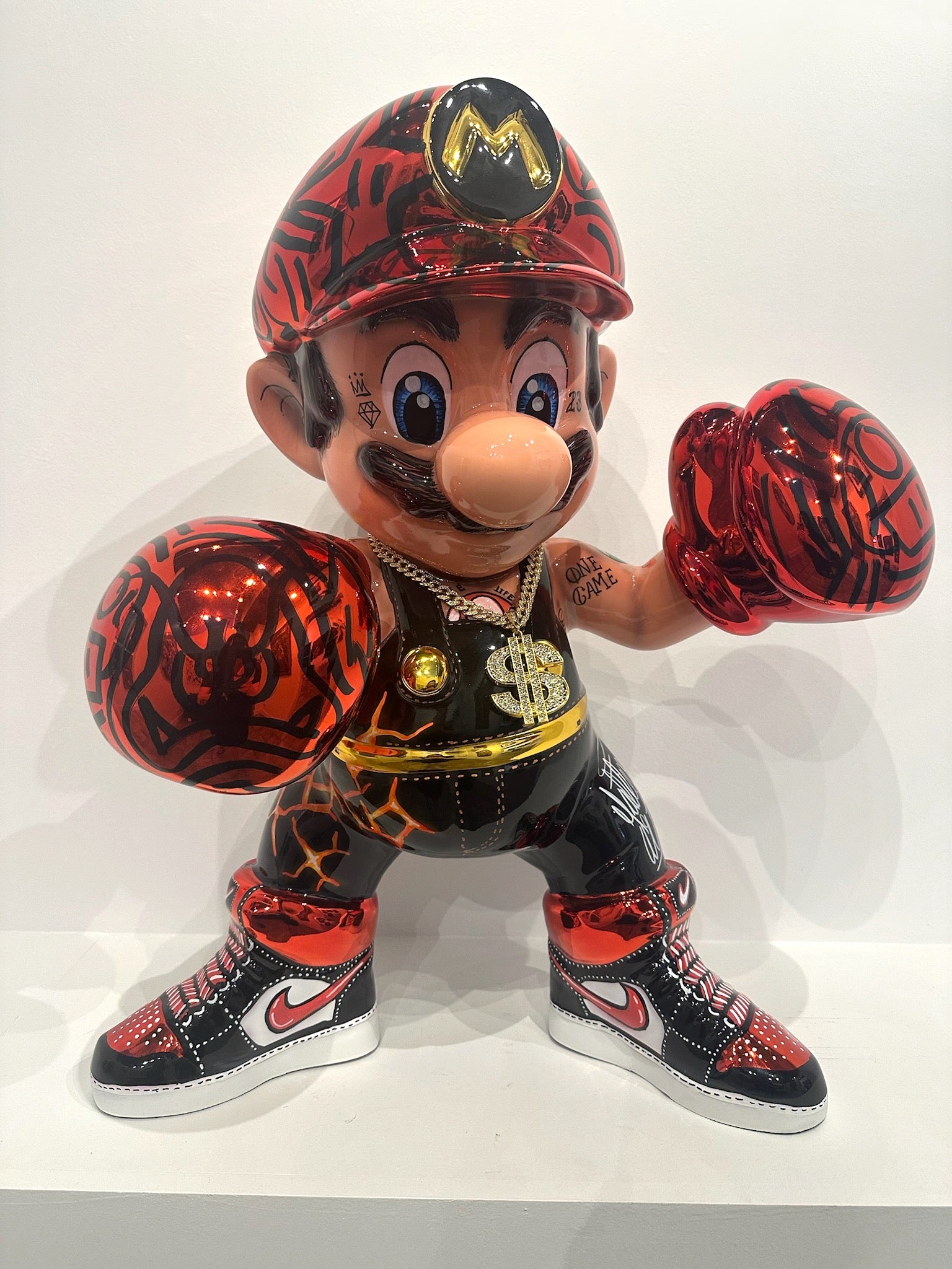 Matteo Arte - Level Up Legend Sculpture (front)